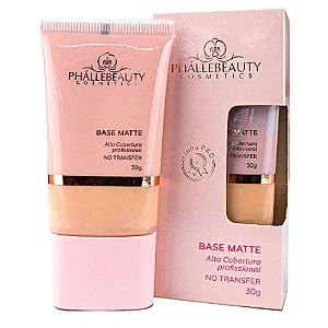 Base Matte Alta Cobertura Phallebeauty 30g - Cor 2