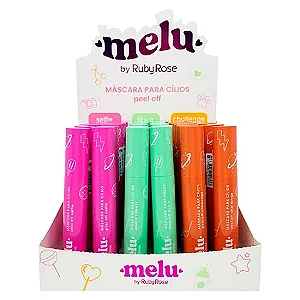 Box Máscara para Cílios Peel Off Melu Ruby Rose c/ 36 un.