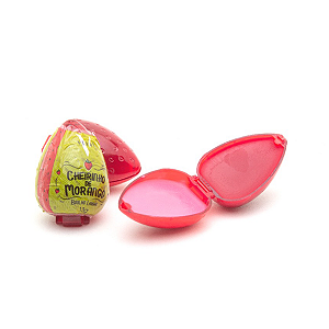 Balm Brilho Labial Cheirinho de Morango Vivai