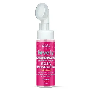 Sabonete Mousse Rosa Mosqueta Lovely Face Beautiful 150ml