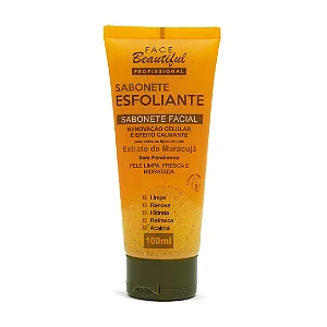 Sabonete Esfoliante Maracujá Face Beautiful 100ml