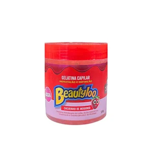 Gelatina Capilar Beautyloo Morango 500g