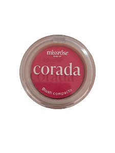 Blush Compacto Corada Cor 02 - Miss Rôse