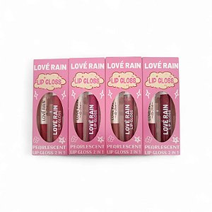 Lip Gloss + Lapis Contorno Labial Pearlescent - Lové Rain - LR1030