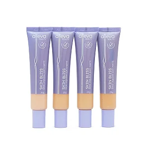 Base Líquida Soft Matte Skin Bliss - Alleva Beauty - Grupo A
