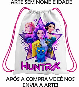 Sacochilas com sua arte envio rápido com o seu tema preferido