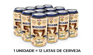 Cerveja Wienbier 57 Weiss 350ml - Pack de 12 Latas