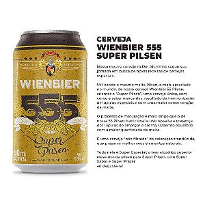 Cerveja Wienbier 555 Super Pilsen 350ml