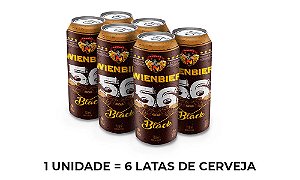 Cerveja Wienbier 56 Black 710ml - 6 unidades