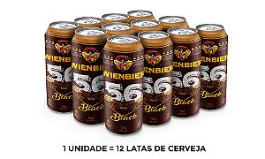 Cerveja Wienbier 56 Black 710ml - 12 unidades