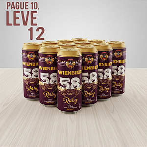 Cerveja Wienbier 58 Vinho 710ml - Compre 10 Leve 12!!!