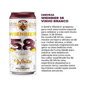 Cerveja Wienbier 58 Vinho Branco 473ml