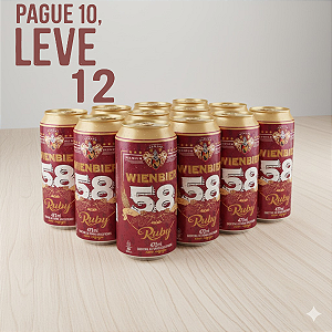 Cerveja Wienbier 58 Vinho 473ml - Compre 10 leve 12!!!