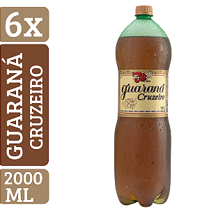 Guaraná Cruzeiro PET 2 Litros - 6 unidades