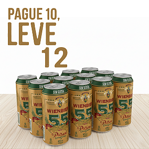 Cerveja Wienbier 55 Pilsen sem Glúten de 473ML - Compre 10 Leve 12!!!