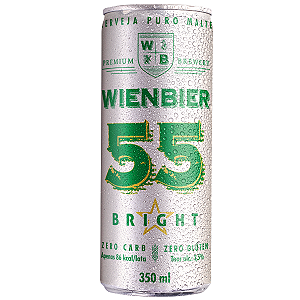 Cerveja Wienbier 55 Bright Low Carb 350ml