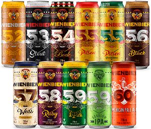 Kit degustação cervejaria Wienbier 710ml