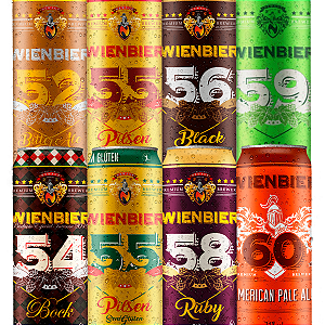 Kit degustação cervejaria Wienbier 710ml