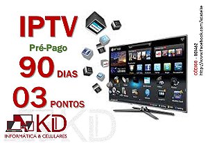 IPTV 90 DIAS (3 PONTOS)