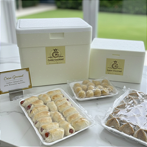 Box 120 Salgados Congelados + Isopor - Carnaval na Praia