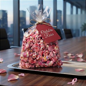 Pipoca Doce - Outubro Rosa