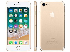 iPhone 7 Dourado 128GB Novo, Desbloqueado com 1 Ano de Garantia - BZ984TELP