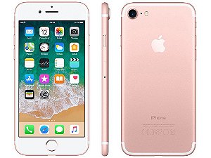 iPhone 7 Rose 256GB Novo, Desbloqueado com 1 Ano de Garantia - 6DMA67PQF