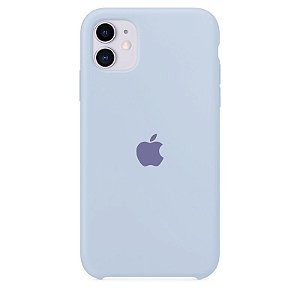 Case Capinha Azul Bebê para iPhone 11 de Silicone - LPP9AEJOR