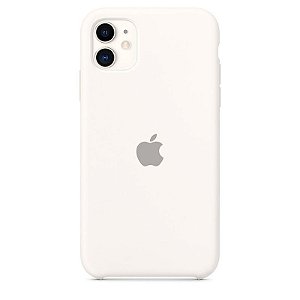 Case Capinha Branco para iPhone 11 de Silicone - DJ5730300