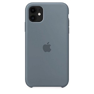 Case Capinha Cinza Azulado para iPhone 11 de Silicone - ECI93JLJ4