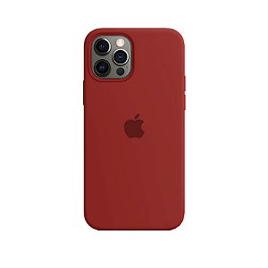 Case Capinha Vermelho Escuro para iPhone 12 e 12 Pro de Silicone - 0Q380R04S