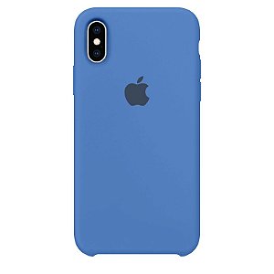Case Capinha Azul Royal para iPhone X e XS de Silicone - 3TS6UDU65