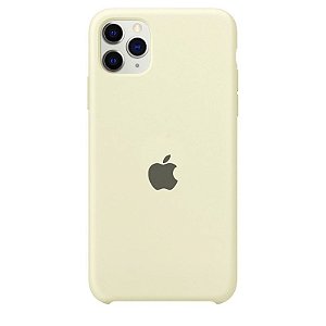 Case Capinha Branco Off-White para iPhone 11 Pro de Silicone - SDR69PYER