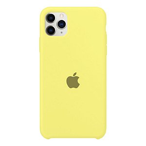 Case Capinha Amarelo Limão para iPhone 11 Pro Max de Silicone - ALAZO279S