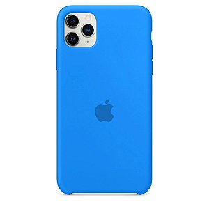 Case Capinha Azul Piscina para iPhone 11 Pro Max de Silicone - YMVIAL2IC