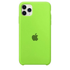 Case Capinha Verde Neon para iPhone 11 Pro Max de Silicone - JHQ4FLO5A