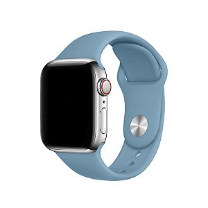 Pulseira Azul Caribe para Apple Watch Serie (1/2/3/4/5/6/SE) de Silicone - H3682XGHR