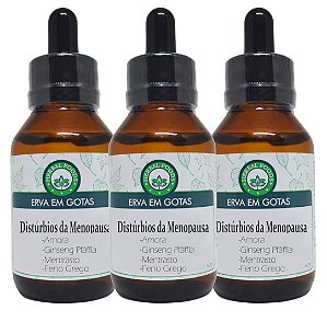 3 Extratos Compostos Distúrbios da Menopausa - 60ml