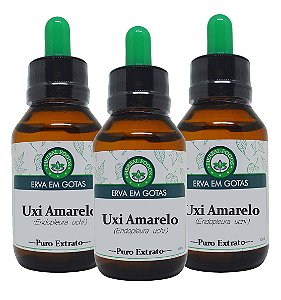 3 Extratos de Uxi Amarelo - 60ml