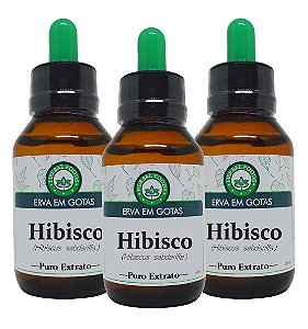 3 Extratos de Hibisco - 60ml