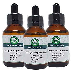 3 Extratos Compostos Alérgias Respiratórias - 60ml