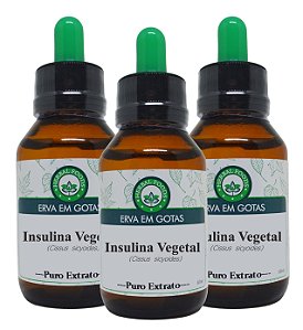 3 Extratos de Insulina vegetal - 60ml