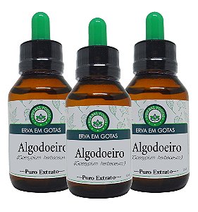 3 Extratos de Algodoeiro - 60ml