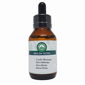 Extrato Composto Cardo Mariano / Erva Baleeira / Erva Botão / Picão Preto - Extrato 60ml
