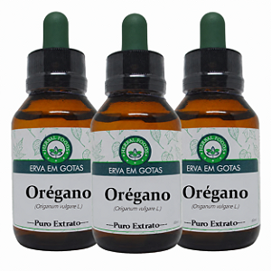 3 Extratos de Orégano - 60ml