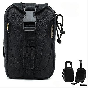 IFAK -APH COM PLATAFORMA DESTACAVEL EM CORDURA 1000 -1 BLACK