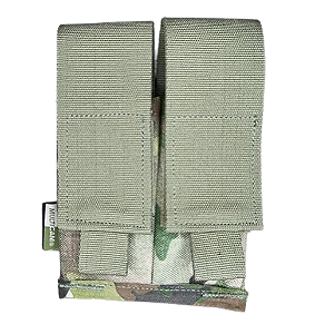 PORTA CARREGADOR DE PISTOLA DUPLO MULTICAM - WTC