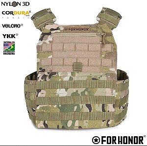 COLETE PLATE CARRIER EVOLUTION CORDURA 1000 - CAMUFLADO MULTICAM