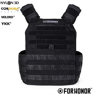 COLETE PLATE CARRIER EVOLUTION CORDURA 1000 - BLACK
