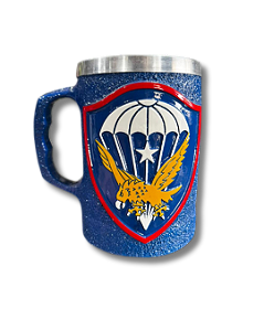 CANECA DE ALUMINIO (PARAQUEDISTA)